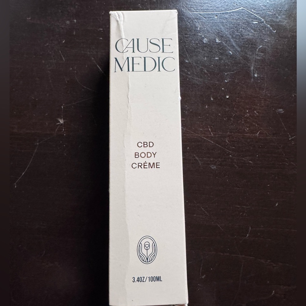 Cause Medic CBD Body Crème lotion moisturizer NEW in Box 3.4 oz travel size